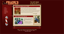 Desktop Screenshot of franksbarbershopnj.com